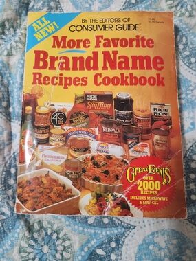 More Favorite Brand Name Recipes Cookbook - Yellow Cover